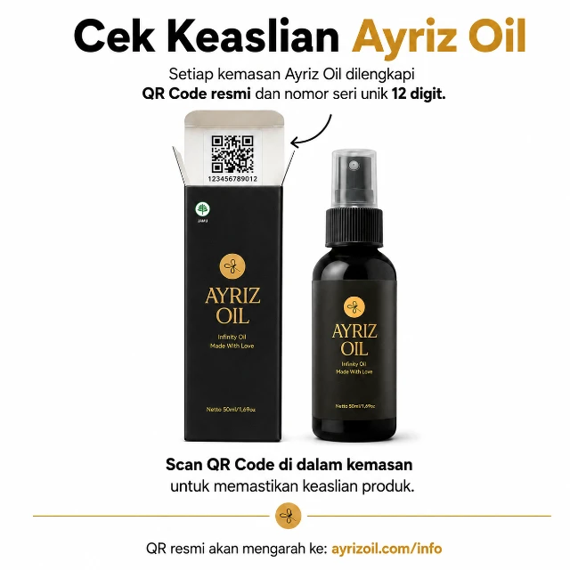 Barcode Keaslian Ayriz Oil